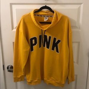 Pink Victoria’s Secret sweatshirt
